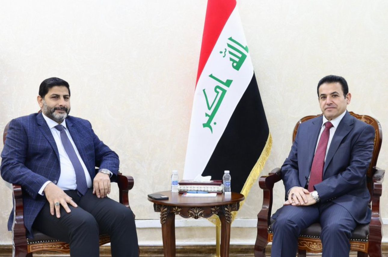 نائب الأمين العام لحزب دعاة الإسلام الدكتور خالد الأسدي يزور مستشار الأمن القومي العراقي قاسم الأعرجي