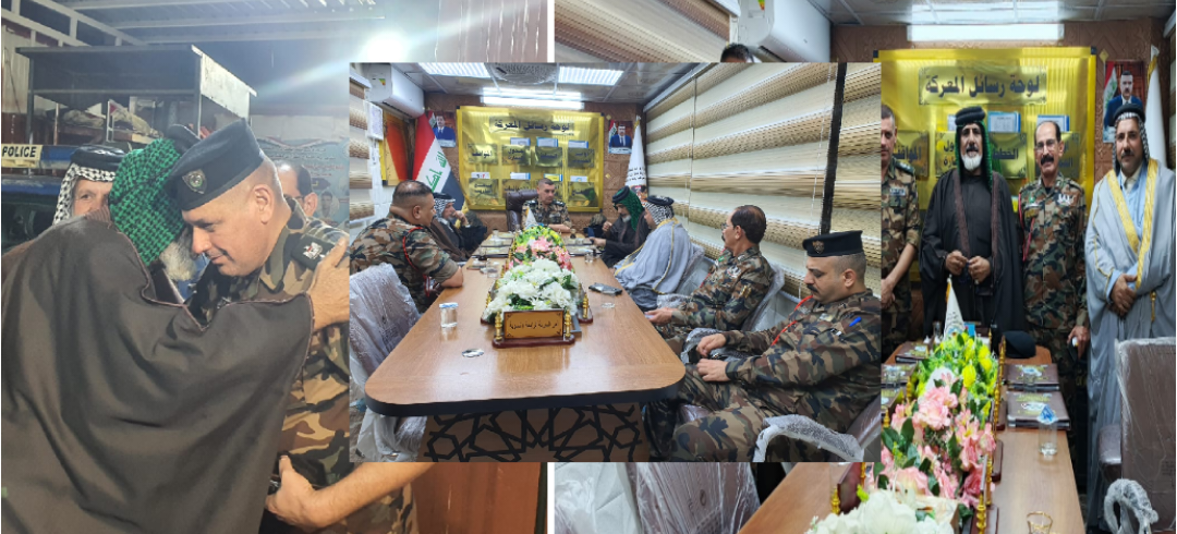 عميد السادة الجيازنه الحسنية ( فرج الله) يحث امرية فوج طوارء الكاظمية المقدسة  لتقديم الخدمة الامنية  الامثل لزوار الامام الكاظم ع