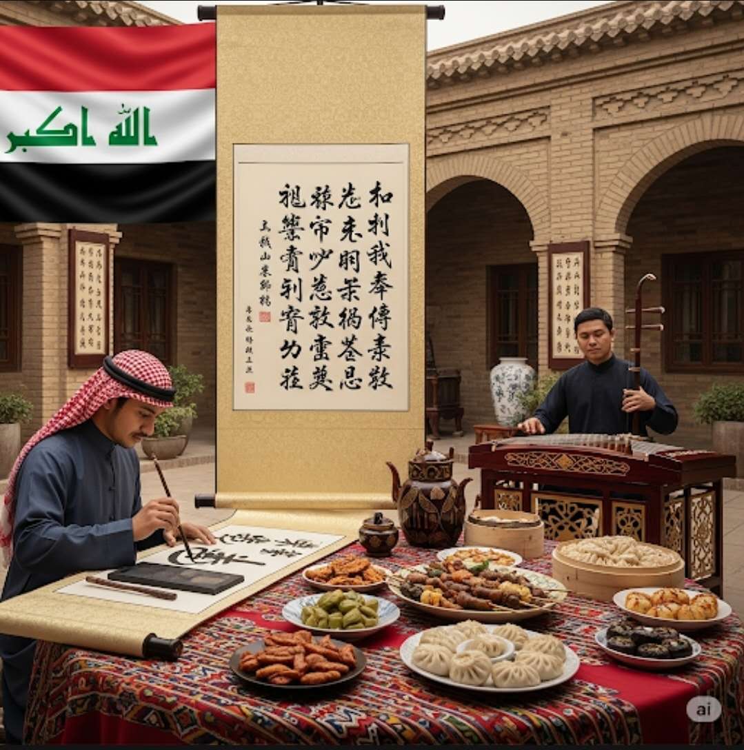 التراث الثقافي اللامادي المشترك بين الصين والعراق  :  جسور من التاريخ والتبادل....بقلم مهدي الشمري...