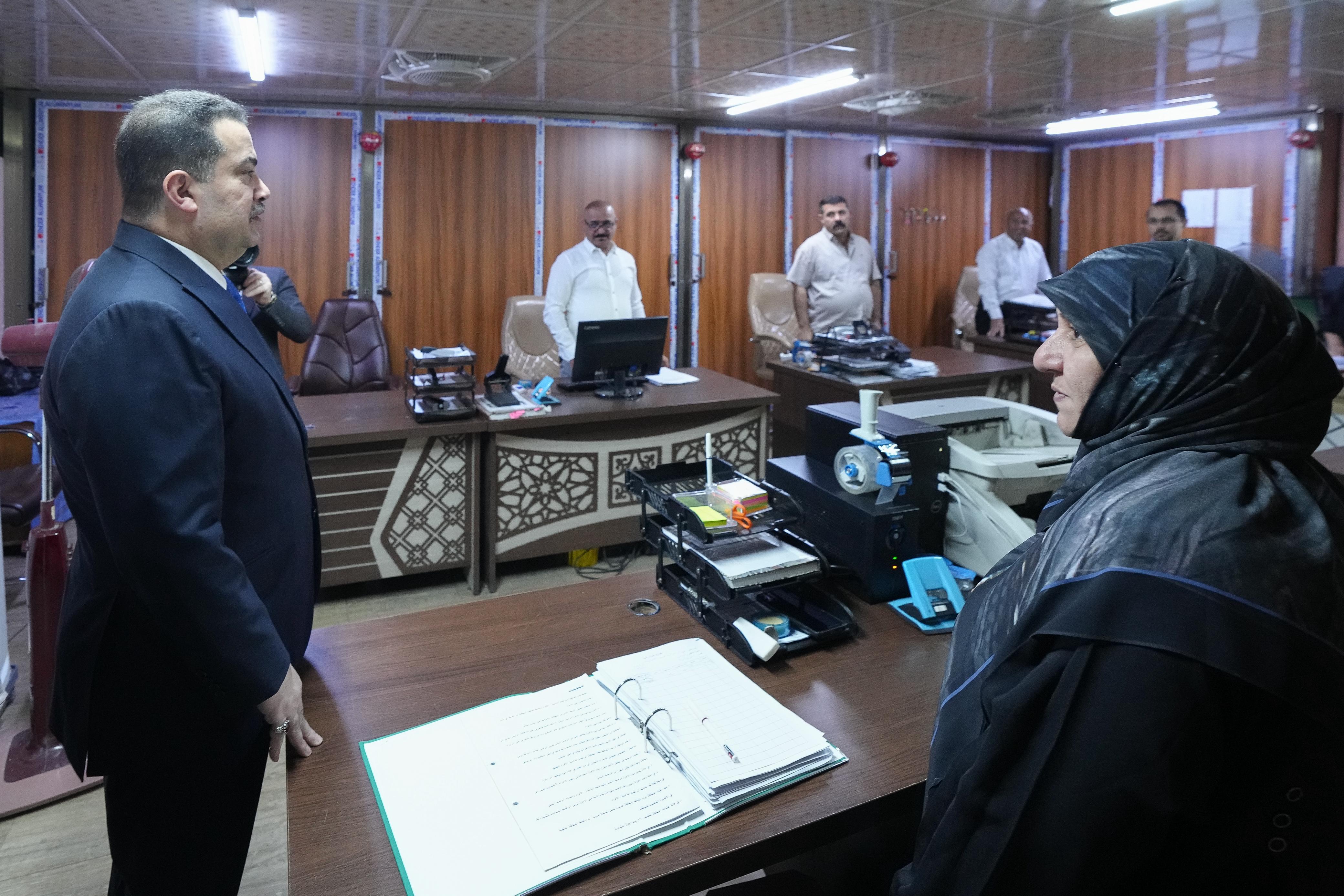 السوداني من مقر الضرائب: لن نسمح بتعطيل الإصلاح