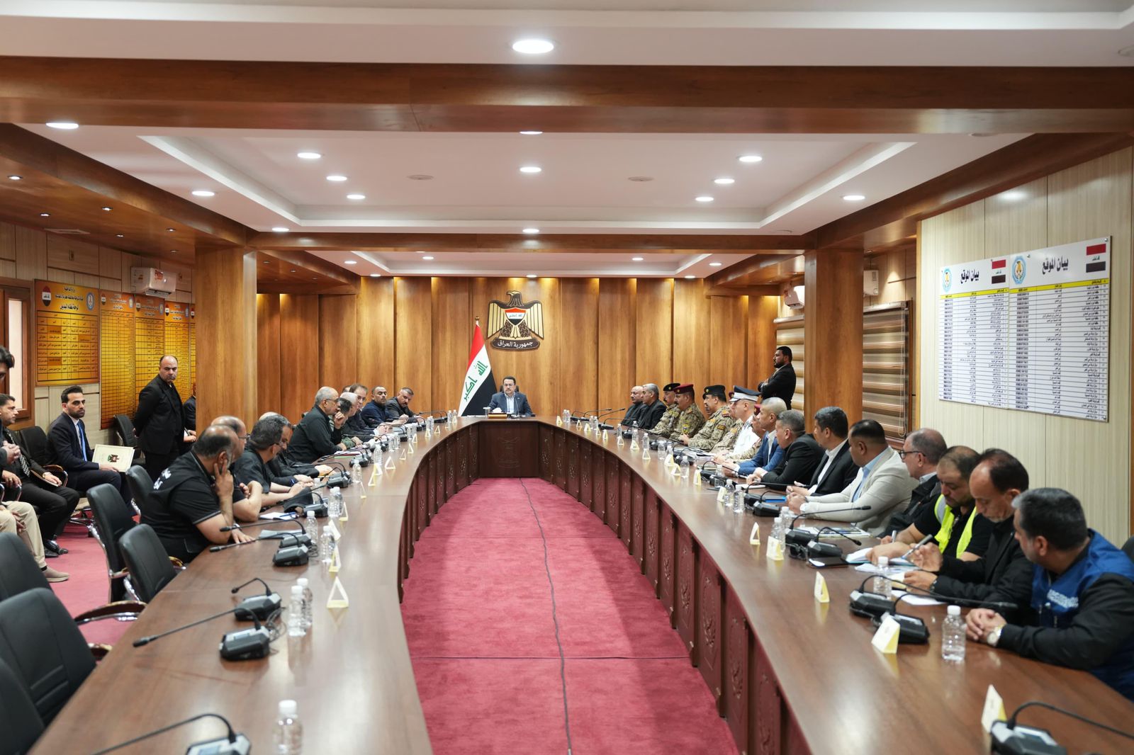 رئيس مجلس الوزراء السيد محمد شياع السوداني يوجه بتأمين كامل الخدمات لزائري محافظتي كربلاء والنجف وطرق المرور المؤدية للمحافظتين