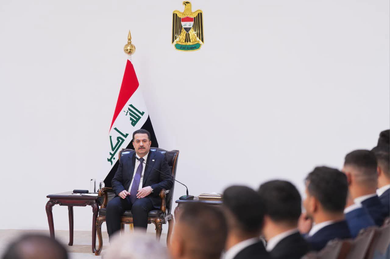 السوداني يستقبل اداريي المجلس التنفيذي  الأعلى للشباب ومنسقي  المحافظات