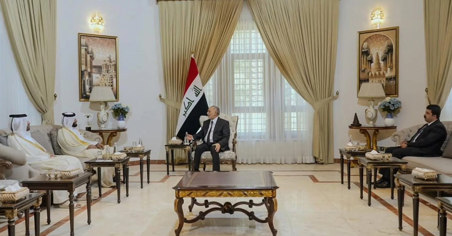 السيد رئيس مجلس النوّاب الدكتور محمود المشهدانيّ يستقبل السفير القطريّ ويبحث معه الملفين الاقتصاديّ والتجاريّ