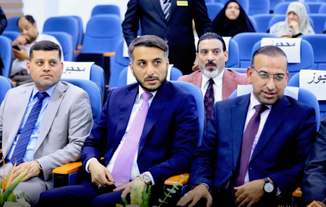 محافظ النجف يحضر ندوة علمية في كلية الهندسة حول أزمة تراجع مياه الأنهار العراقية.