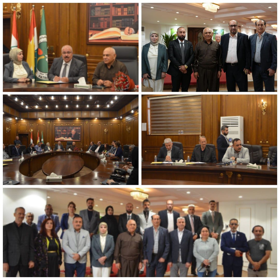 نائب رئيس إقليم كردستان يستقبل وفود الهيئات الإدارية لاتحاد التذاعيين والتلفزيونيين العراقيين...