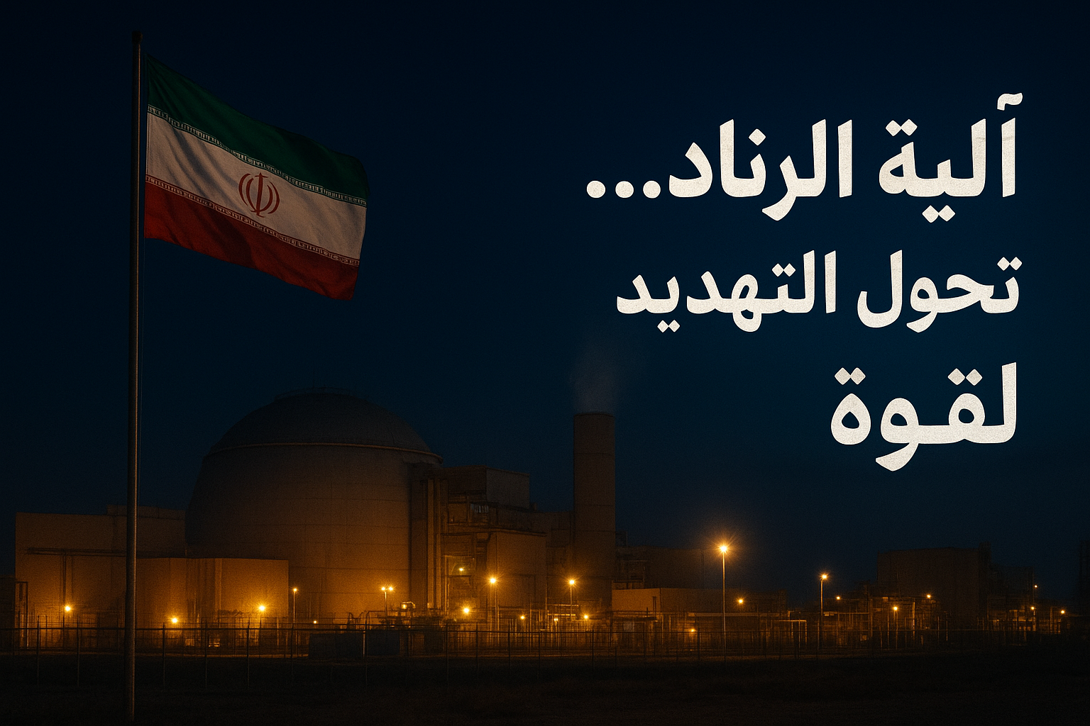 *آلية الزناد : كيف تحولت العقوبات إلى حسنات في التجربة الإيرانية