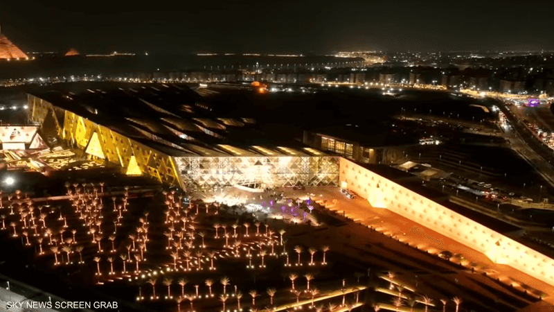 المتحف المصري الكبير صرح الحضارة الفرعوني  يذهل العالم بحلته الجديدة