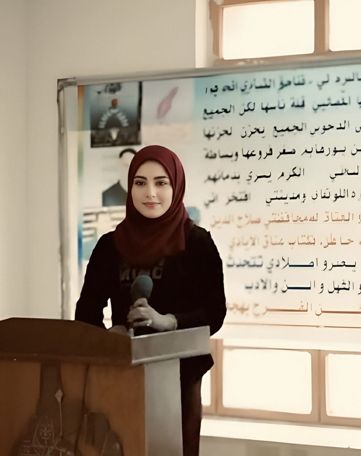 بسمة العبيدي : الحياد في القضايا الإنسانية انحياز للظلم - إعلامية  تتحدث عن الكلمة كأمانة وموقف...