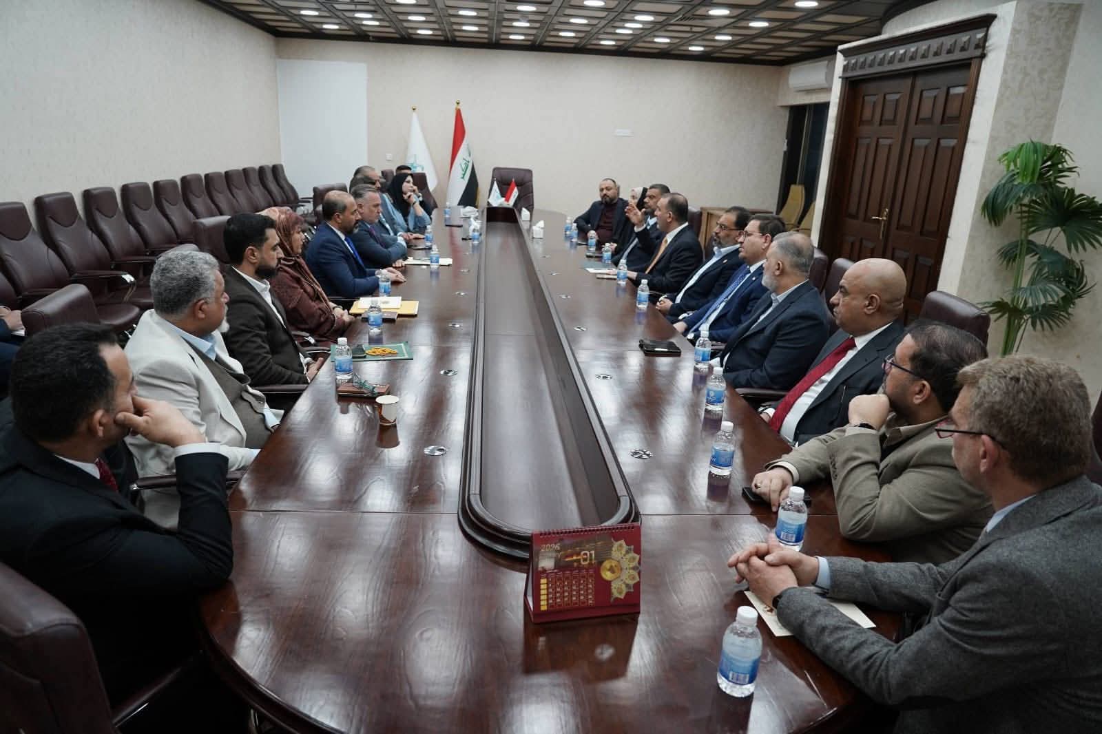 الاعمار والتنمية ودولة القانون تبحثان تعزيز التعاون لدعم عمل مجلس النواب