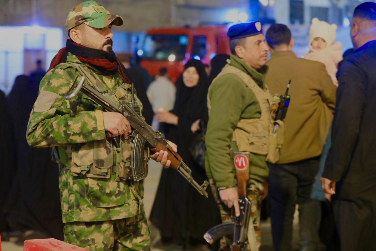 النجف : فرقة الإمام علي القتـالية تعزز من إنتشارها لتأمين زيارة إستـشهاد الإمام علي (ع) .