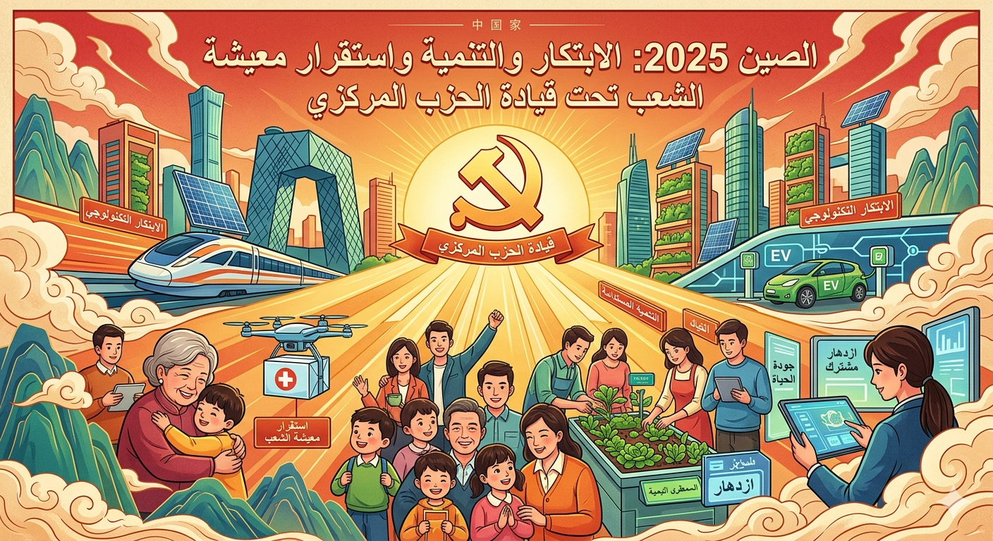 中国 2025：在党中央领导下的创新、发展与民生稳定