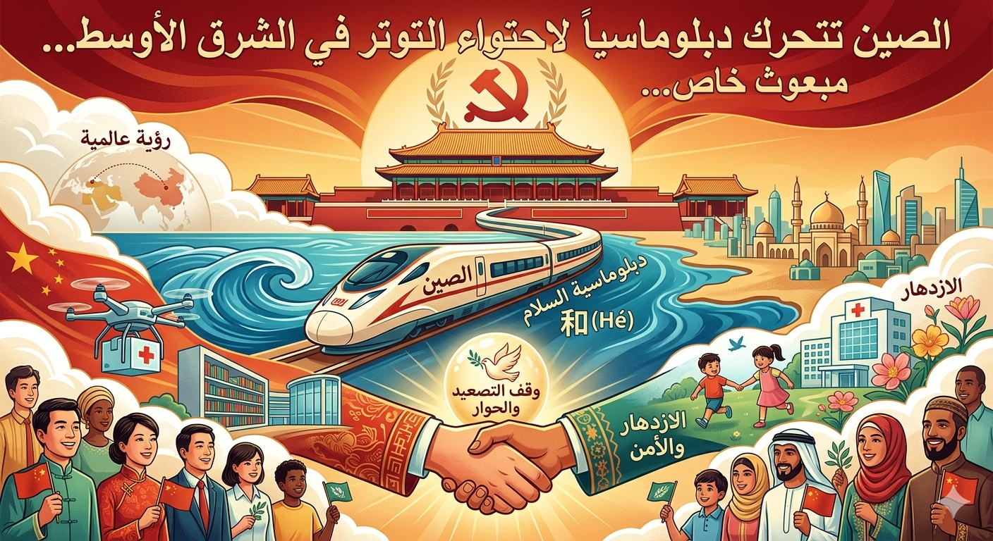 الصين تتحرك دبلوماسياً لاحتواء التوتر في الشرق الأوسط… مبعوث خاص..