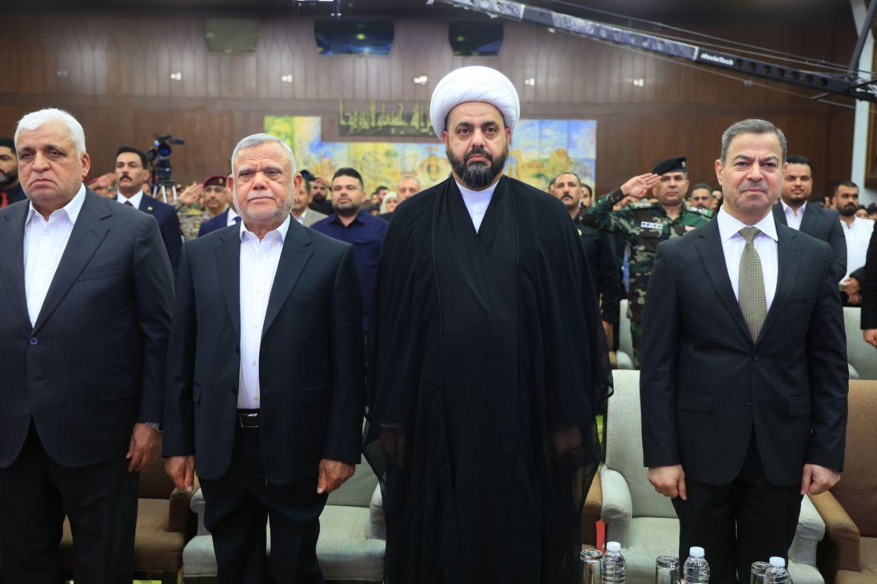 الخزعلي من احتفالية الدفاع الكفائي: الحشد الشعبي تجربة وطنية رسخت الأمن والاستقرار