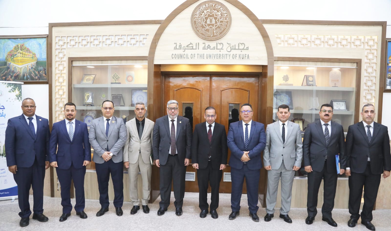 جامعة الكوفة و إتحاد مجالس البحث العلمي العربية يبحثان تعزيز التعاون العلمي و البحثي
