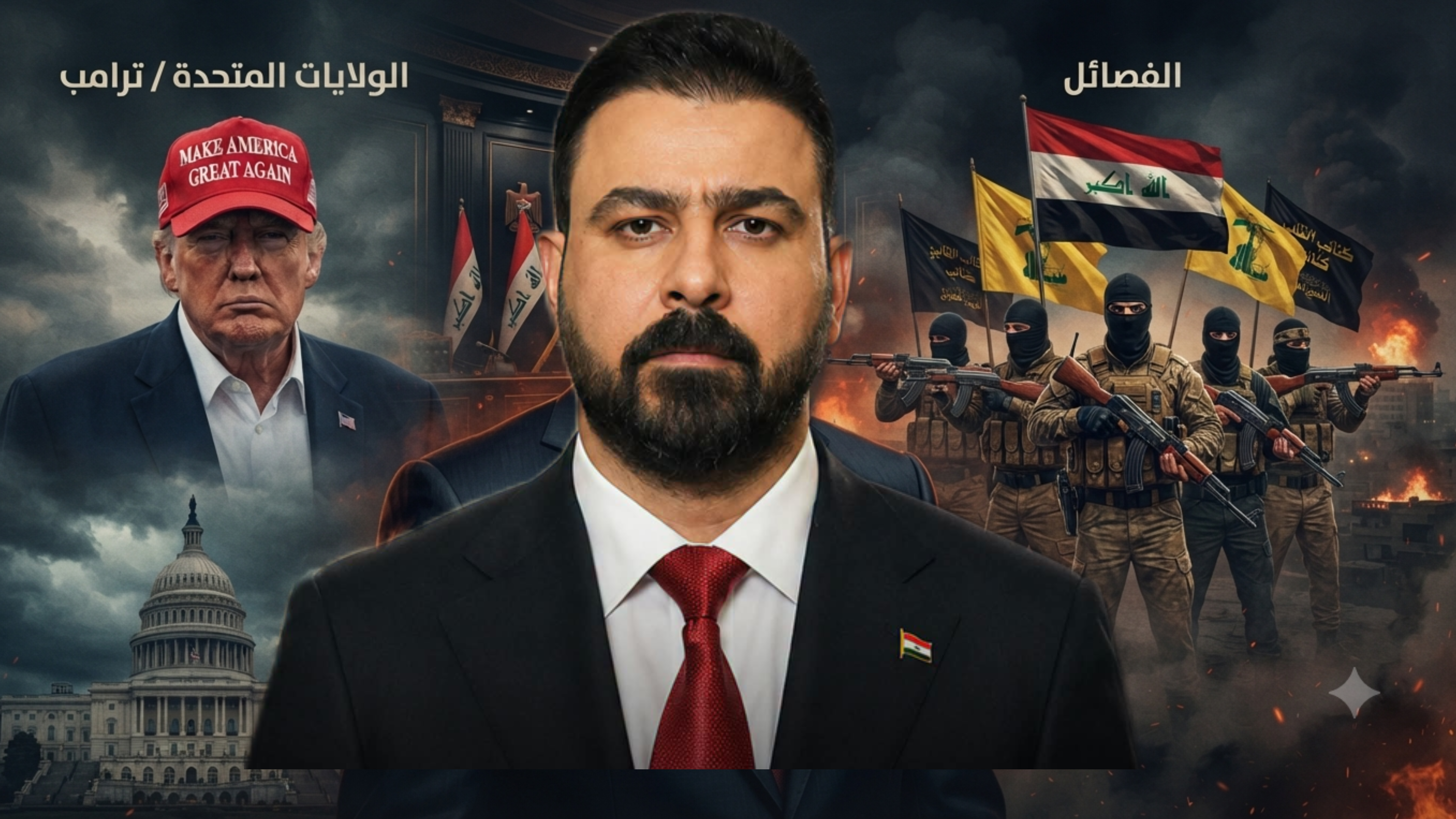 ترامب والفصائل وبغداد تترقب خشية  المواجهة