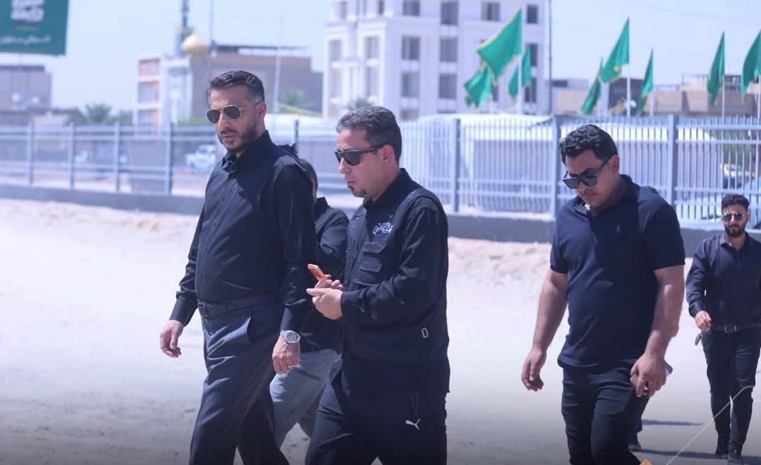 محافظ النجف يتابع ميدانياً تنفيذ مشروع المتنزه الأكبر في المحافظة