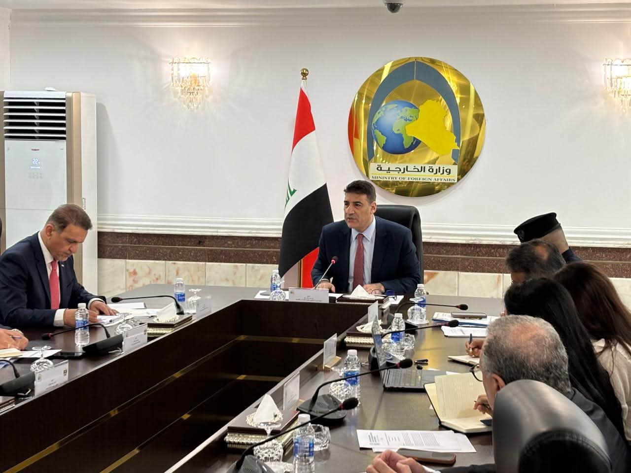 وكيل الخارجية يترأس الاجتماع التحضيري الرابع لمؤتمر الأمم المتحدة لدعم ضحايا الإرهاب في بغداد..