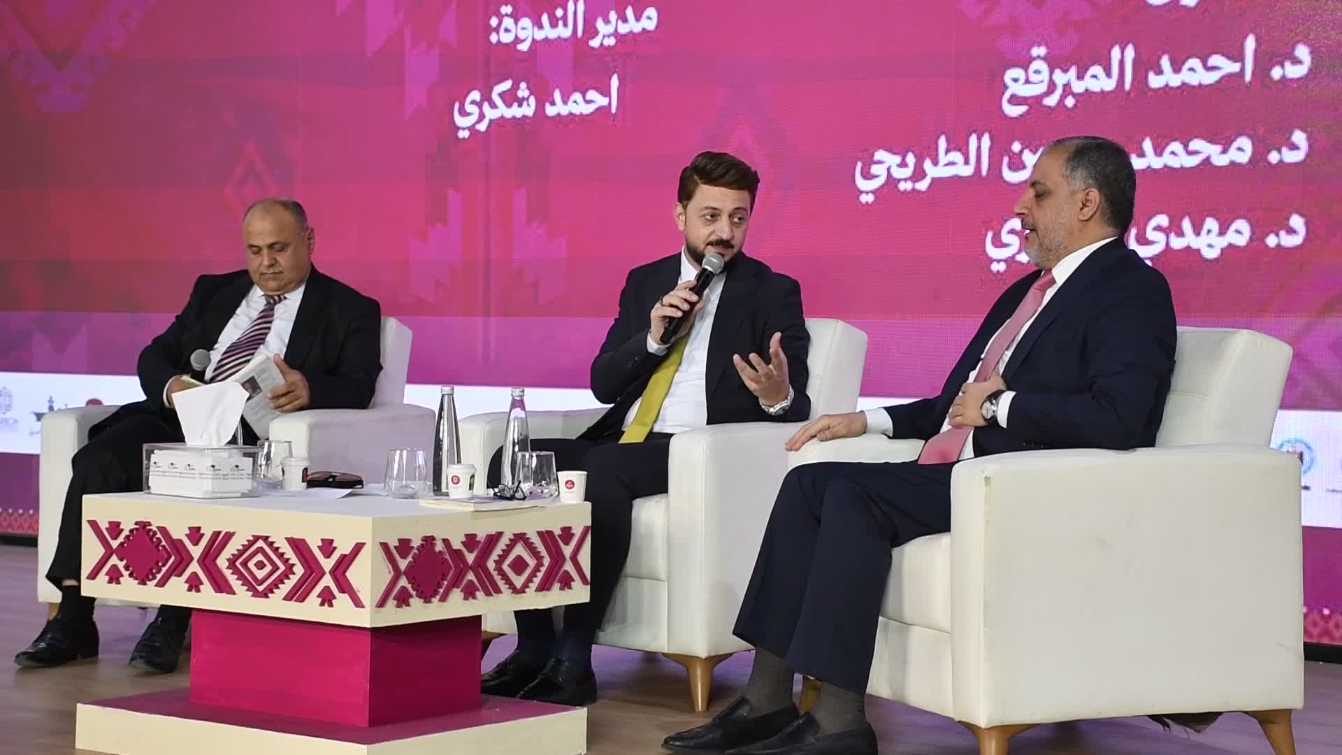المبرقع والطريحي يبحثان مستقبل الشعر العراقي في ظل الرقمنة والذكاء الاصطناعي بمعرض بغداد للكتاب..